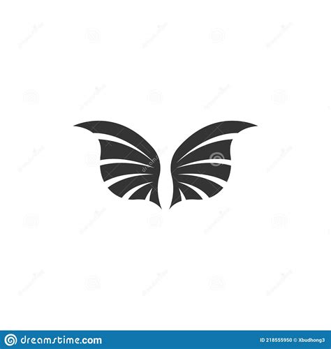 Wing Logo Icon Symbol Design Template Vector Stock Vector