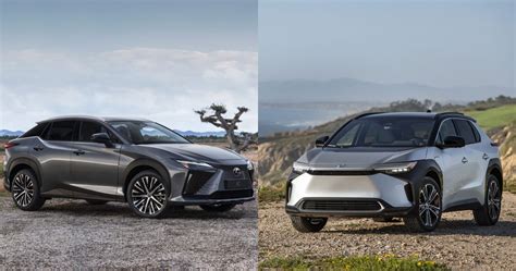 This Is How The 2023 Lexus Rz 450e Compares To The Toyota Bz4x