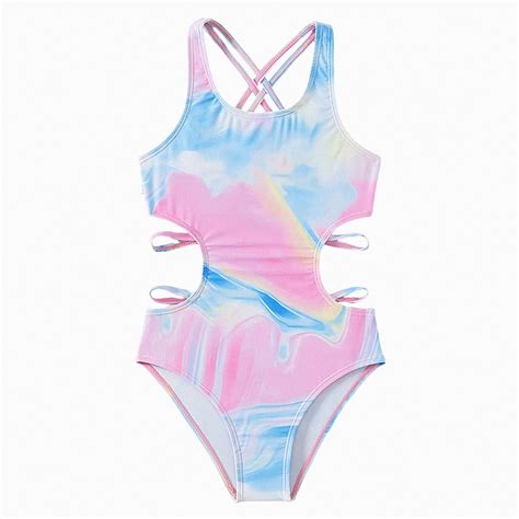 Gubotare Kids Girl Girl Swimsuit Girls Swimsuit One Piece Girls Bathing