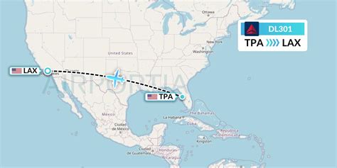 Dl301 Flight Status Delta Air Lines Tampa To Los Angeles Dal301