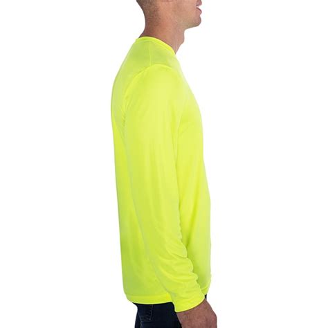 Safety Colors Hanes Adult Cool Dri With Freshiq Long Sleeve