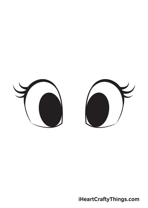 Learn How To Draw Cute Cartoon Eyes Step By Step Tutorial