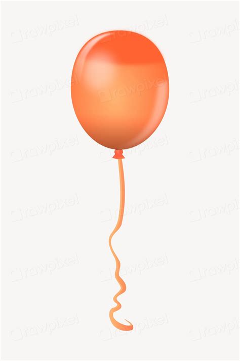 Floating balloon clipart, illustration psd. | Free PSD - rawpixel