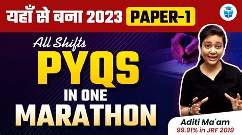 NTA UGC NET Dec 2023 Paper 1 Marathon UGCNET Paper 1 PYQs 2023