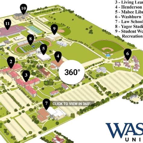 Washburn Campus Map