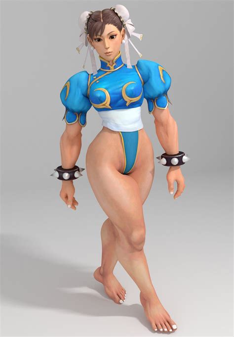 Chun Li P Skirtless Render By Dragonlord Deviantart On Hot Sex Picture