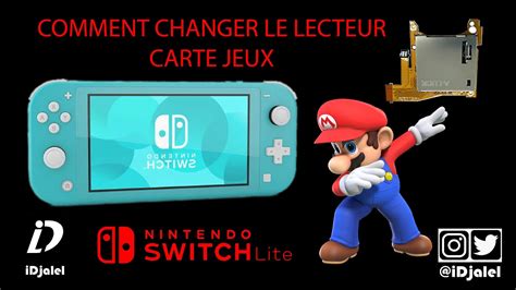 COMMENT CHANGER LE LECTEUR CARTE JEUX DE LA NINTENDO SWITCH LITE JEUX