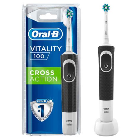 Oral B D Vitality Siyah Cross Action Arjl Di F R As