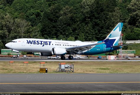 C Fnwd Westjet Boeing Max Photo By Huy Tran Do Id