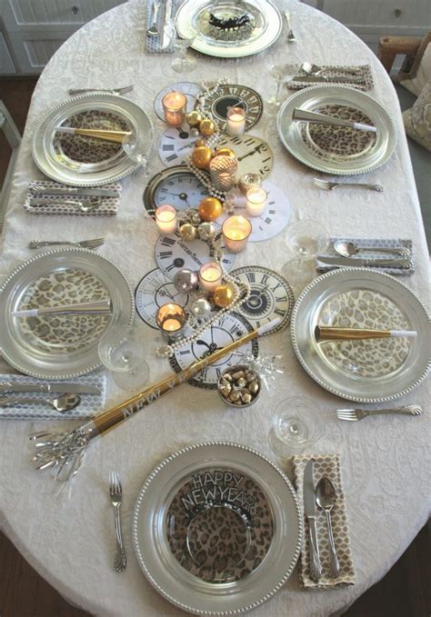 New Year's eve table decoration ideas