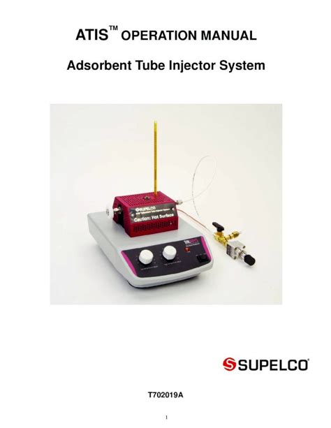 Pdf Atis Operation Manual Adsorbent Tube Injector System Dokumen Tips