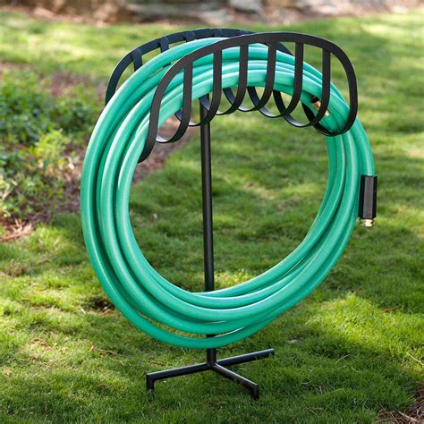 Free Standing Garden Hose Hanger With Faucet Fasci Garden