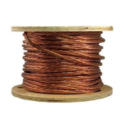 14 AWG SOLID BARE COPPER SINGLE GROUNDING WIRE 160 FT 2 Lb SPOOL