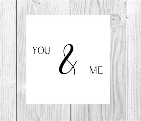 You And Me Svg Love Svg Png Home Decor Svg Bedroom Decor Svg Farmhouse