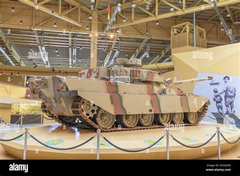 Royal Tank Museum Amman Jordan May An Old Chieftain Tank