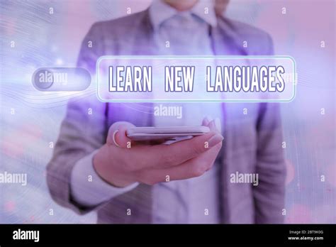 Text Sign Showing Learn New Languages Business Photo Showcasing