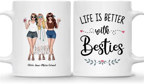 Amazon Gossby Personalized Custom Mug 3 Women Life Is Better