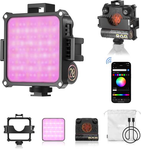 Amazon ZHIYUN FIVERAY M20C RGB Video Light Official 20W