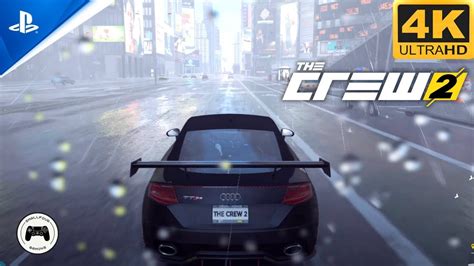 Ps The Crew Free Roam In Rainy Nyc Gameplay