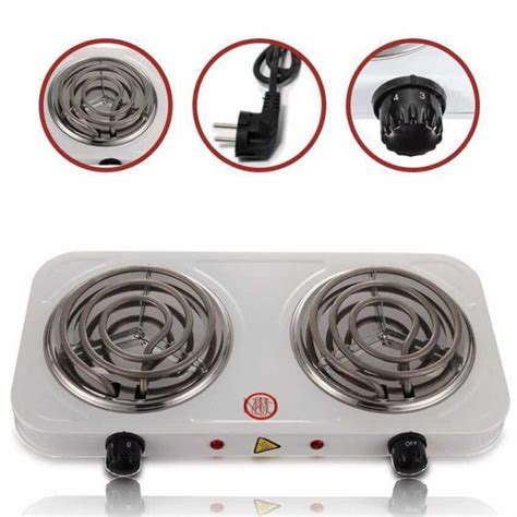 2000w Electric Double Burner Hot Plate Heating Cooking Stove Portable Lazada PH