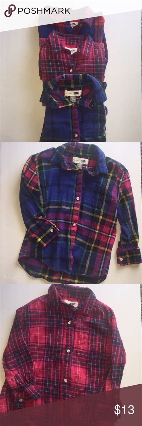 Old Navy flannel shirts