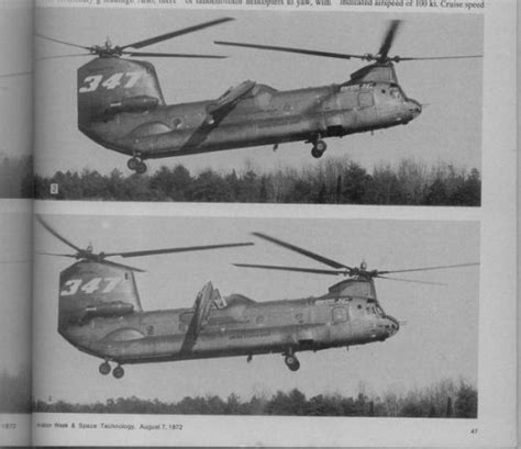 Boeing Vertol Model Hlh A Chinook With Wings Secret Projects