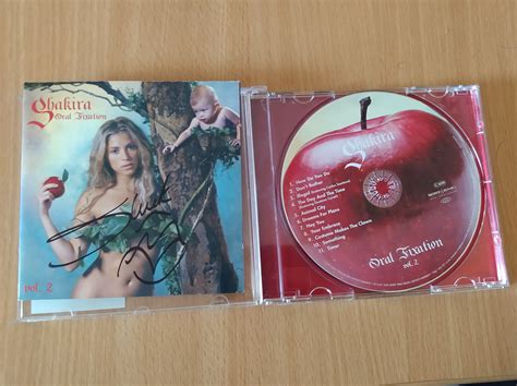 Cd Shakira Autographed Autograph Dedication Signed Etsy