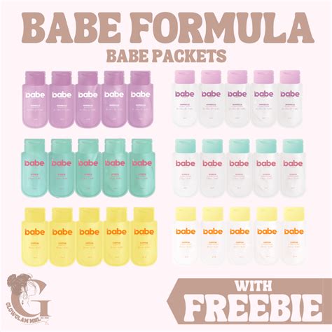 Babe Formula Bonbon Chiffon Whimsicle Babe Packets Ml With Freebie Shopee Philippines