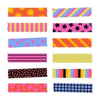 Colección washi tape Flat lovely washi tapes pack