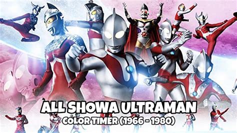 All Showa Ultraman Color Timer Sound Youtube