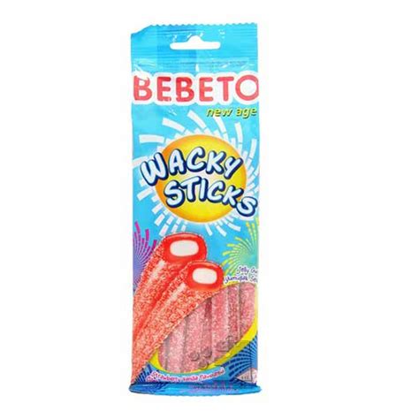 Bebeto Wacky Sticks Strawberry Vanilla 75G - Bonheur Home
