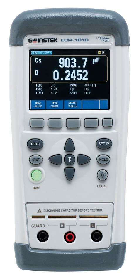 03ALCR10100S Gw Instek LCR Meter Hand Held 10 KHz