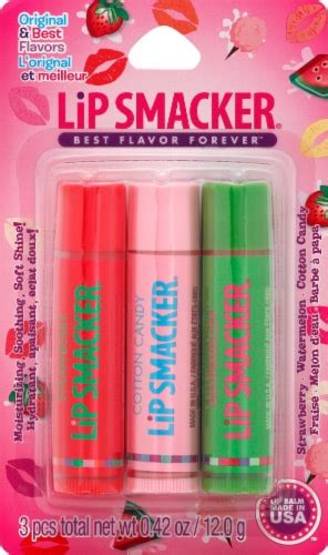 Lip Smacker® Trio Original And Best Lip Balm 3 Pc Fred Meyer