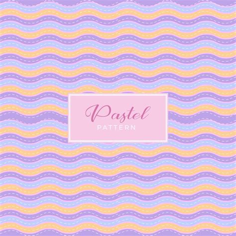 Premium Vector | Pastel colored pattern with decoration