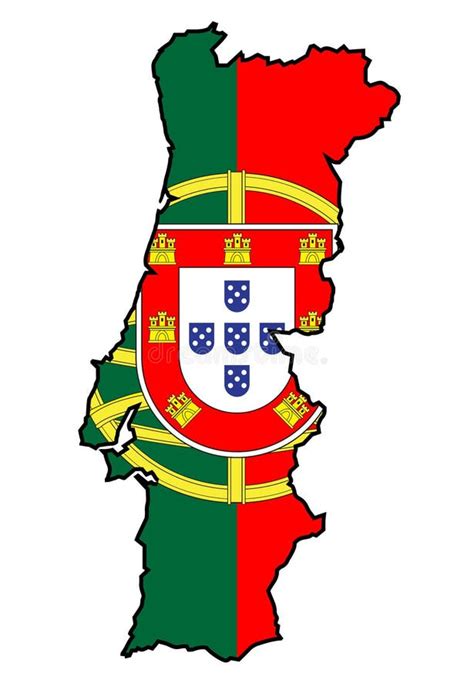 Portugal Vlag Silhouette Vector Illustratie Illustration Of Silhouet