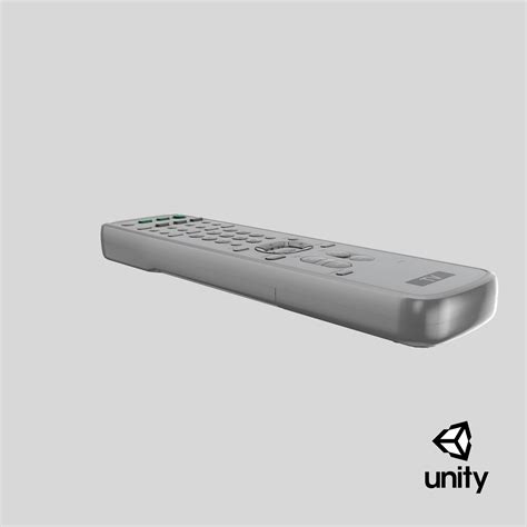 Винтажный пульт дистанционного управления для ИК-телевизора 3D Модель ...