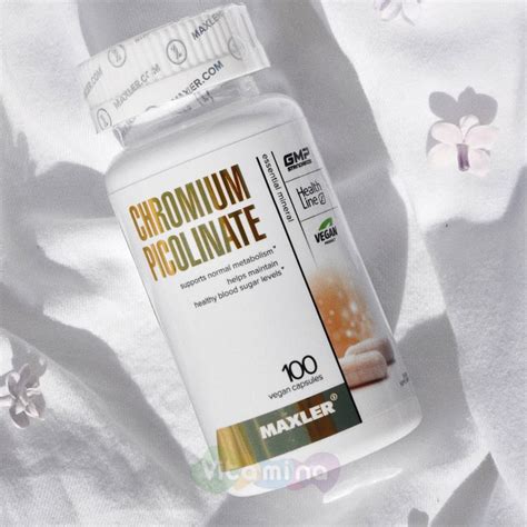 Maxler Пиколинат Хрома Chromium Picolinate, 100 капсул купить в ...