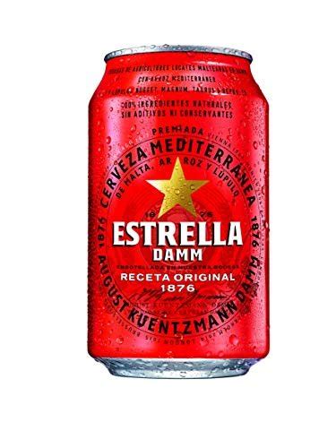 Cerveza Estrella Damm Caja De 24 Latas 33cl