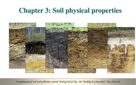 Chapter Chapter Soil Physical Properties Fundamental Of Soil And