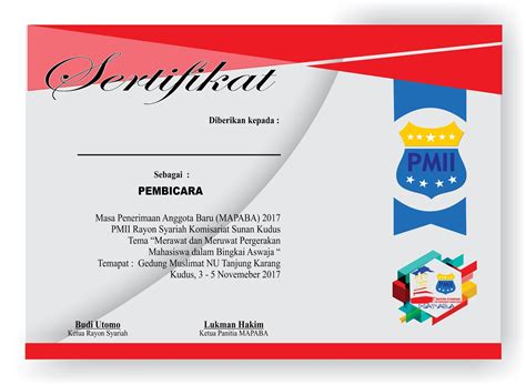 Download Kumpulan Template Sertifikat Keren Versi Cdr Dotcomfasr Riset