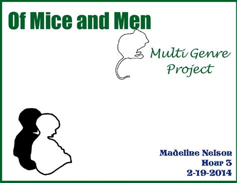 Of Mice And Men Multi Genre Project Book 355048