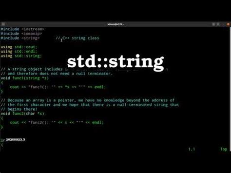 C Std String Youtube