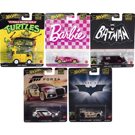 Hot Wheels Set X5 Pop Culture Mix 5 2024 Playmaniac