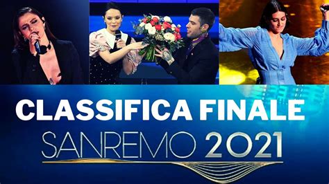 Vincitore E Classifica Finale Sanremo Sorprese Nelle Prime