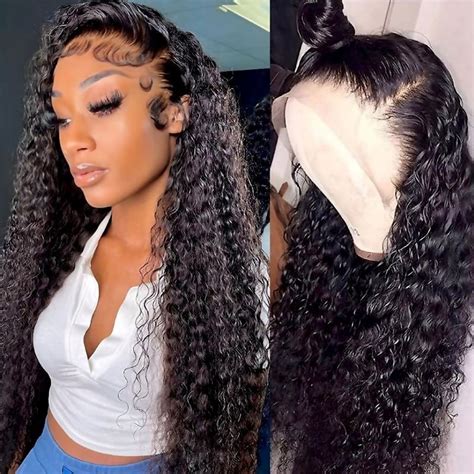 Bgmgirl 13x6 Lace Frontal Kinky Curly Wig Virgin Human Hair Wigs For