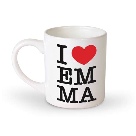 Tazza Con Logo I Love Emma Souvenir Official Merchandising Emma