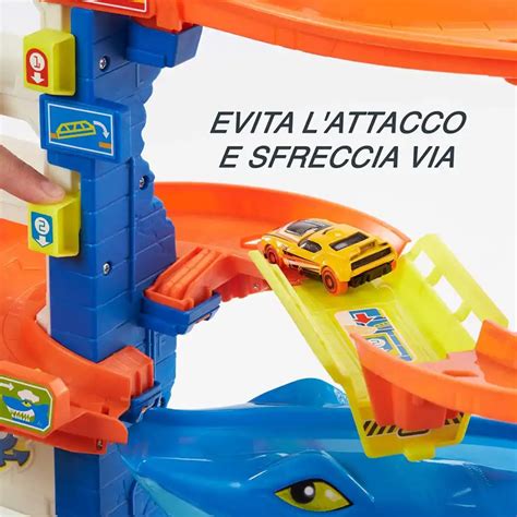 Hot Wheels City Set Super Squalo Playset Con 1 Macchinina Hot Wheels HDP06