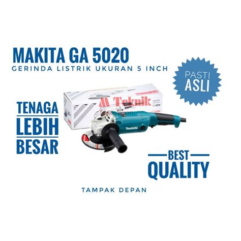 Jual Mesin Gerinda Tangan Listrik Makita GA 5020 5 Inch Gurinda Ga5020