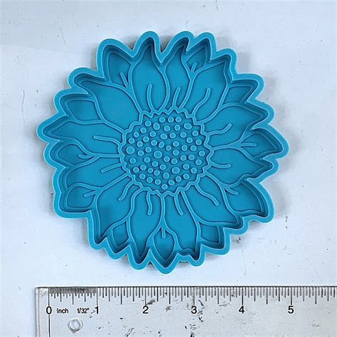 Sunflower Silicone Coaster Molds Buy Craft Molds At Resin Obsession