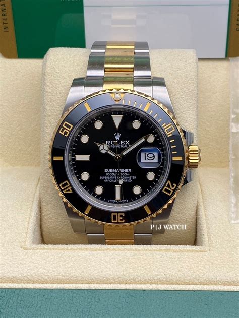 Rolex Submariner Date Oystersteel Yellow Gold Ref Ln